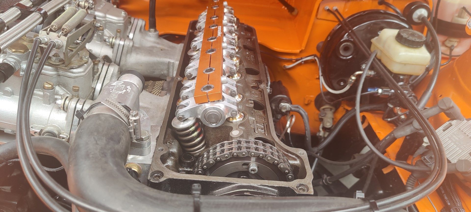 Opel Ascona-B Oranje Opel Ascona B 2.5CIH met 212PK