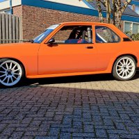 Oranje Opel Ascona B 2.5CIH met 212PK