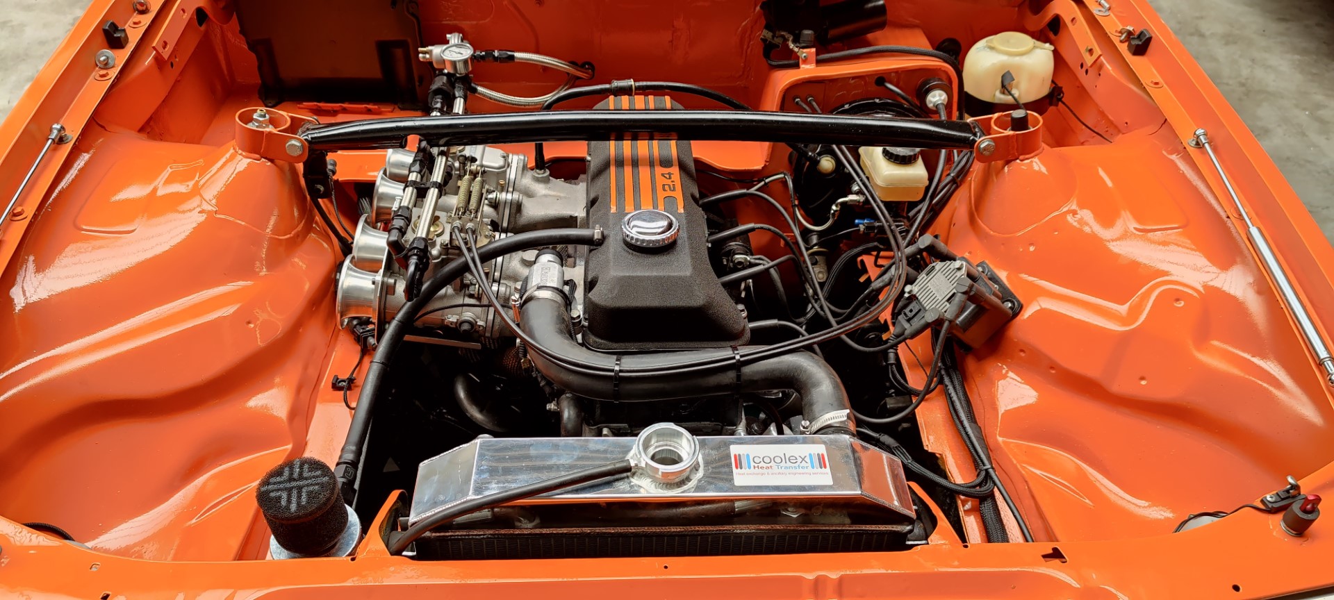 Opel Ascona-B Oranje Opel Ascona B 2.5CIH met 212PK