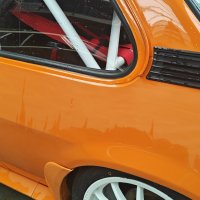 Oranje Opel Ascona B 2.5CIH met 212PK