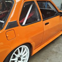 Oranje Opel Ascona B 2.5CIH met 212PK