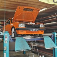 Oranje Opel Ascona B 2.5CIH met 212PK