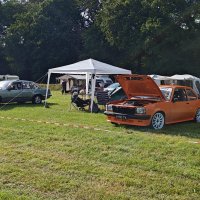 Oranje Opel Ascona B 2.5CIH met 212PK