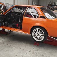 Oranje Opel Ascona B 2.5CIH met 212PK