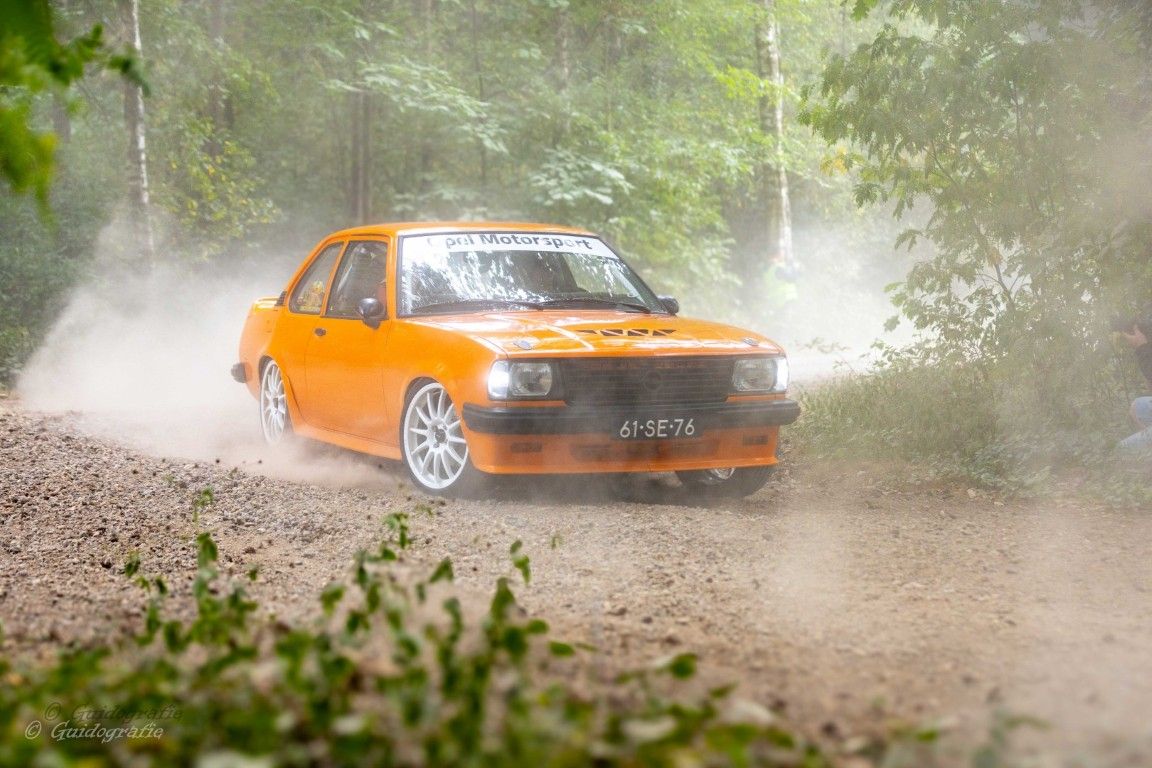 Opel Ascona-B Oranje Opel Ascona B 2.5CIH met 212PK